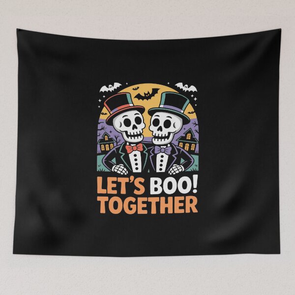 Item preview, Lets Boo! Together Halloween designed and sold by 89BLACK.