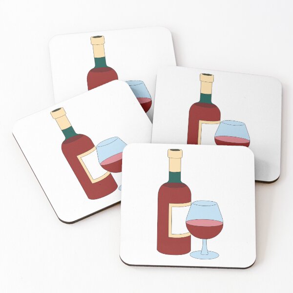 Item preview, Wine bottle & Glass designed and sold by Ashley Hammann.