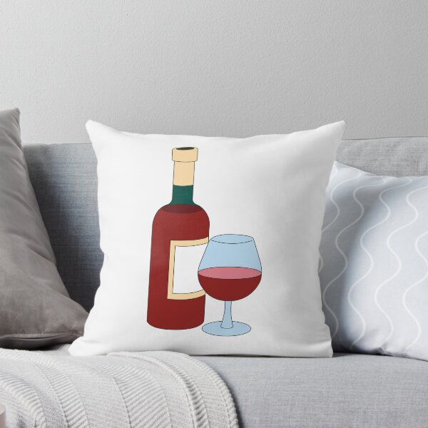 Item preview, Wine bottle & Glass designed and sold by Ashley Hammann.