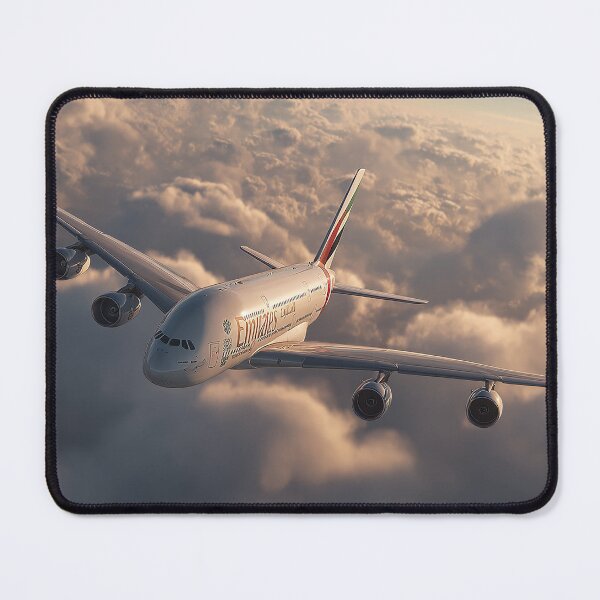 Item preview, Magnifying The Gold Logo Detail Of The Emirates A380 Aircraft designed and sold by Skyframe Aviation.