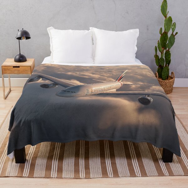Item preview, Magnifying The Gold Logo Detail Of The Emirates A380 Aircraft designed and sold by Skyframe Aviation.