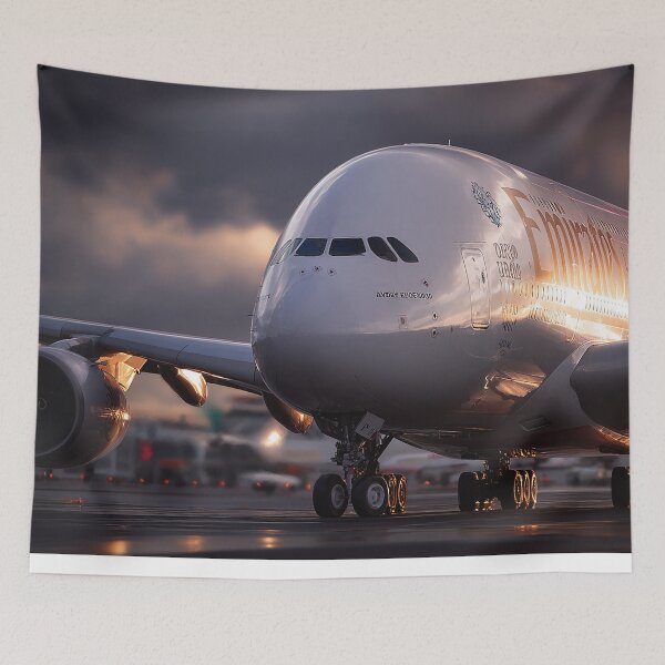 Item preview, Observing The Paint Layering Of The Emirates A380 Aircraft designed and sold by Skyframe Aviation.