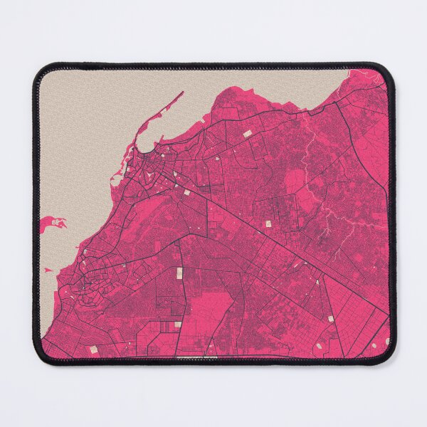 Item preview, Luanda City Map of Angola - Blossom designed and sold by deMAP.
