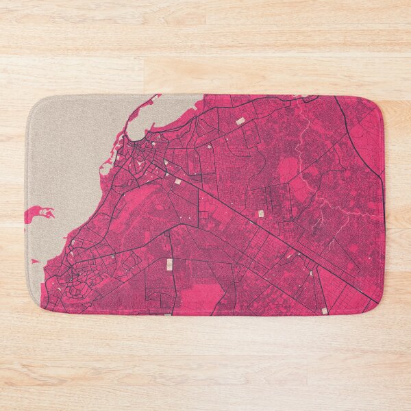 Item preview, Luanda City Map of Angola - Blossom designed and sold by deMAP.