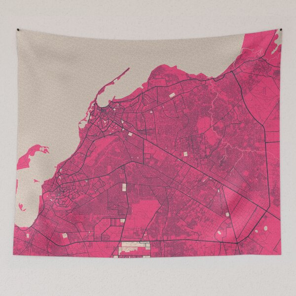 Item preview, Luanda City Map of Angola - Blossom designed and sold by deMAP.
