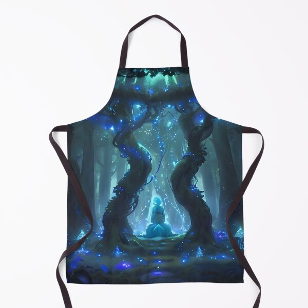 Item preview, Enchanted Forest Shrine | Mystical Bioluminescent Fantasy Artwork designed and sold by ArtscapeProductions.