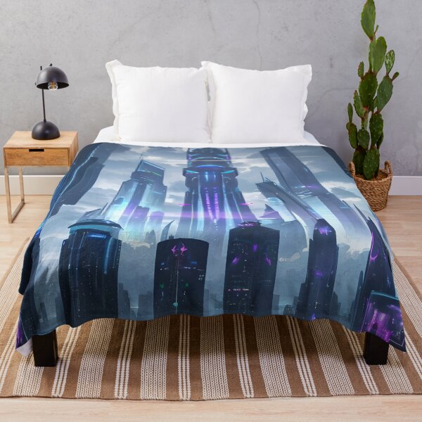 Item preview, Neon Spires of the Future designed and sold by ArtscapeProductions.