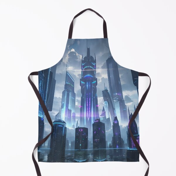 Item preview, Neon Spires of the Future designed and sold by ArtscapeProductions.