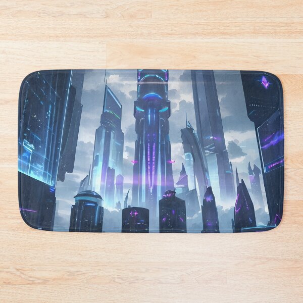Item preview, Neon Spires of the Future designed and sold by ArtscapeProductions.