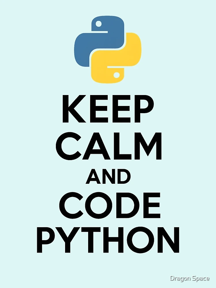 Thumbnail 3 of 3, Scarf, Keep Calm and Code Python designed and sold by Dragon Space.