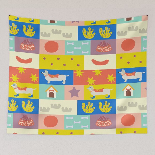 Item preview, Dachshund dog hero  designed and sold by BroccolinPeach.