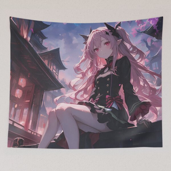 Item preview, Krul Tepes Owari no Seraph Anime Wisteria Moonlight Reflection designed and sold by earlobejerk.