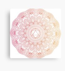 Odesza Symbol Mandala - Color Metal Print