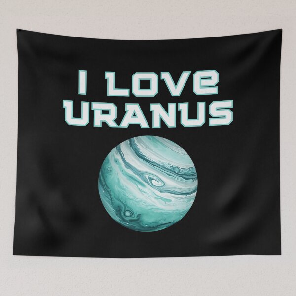 Item preview, I LOVE URANUS, Exploring Uranus, Planet Illustration designed and sold by Theerapong Masanong.