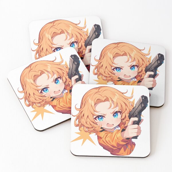 Item preview, Orange Pekoe Girls und Panzer Anime Chibi Gun designed and sold by earlobejerk.