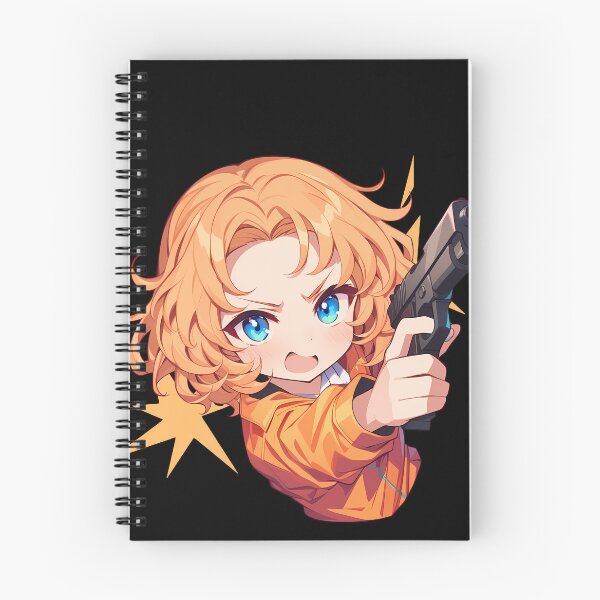 Item preview, Orange Pekoe Girls und Panzer Anime Chibi Gun designed and sold by earlobejerk.