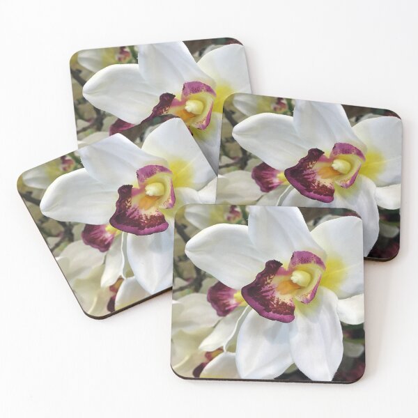 Item preview, Ivory-White Hues Elegant Orchid Flower Chic Artwork designed and sold by DEC02.