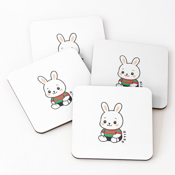 Artikelvorschau, NRL South Sydney Rabbitohs Bunny Niedlicher Anime entworfen und verkauft von TanArtDesign.