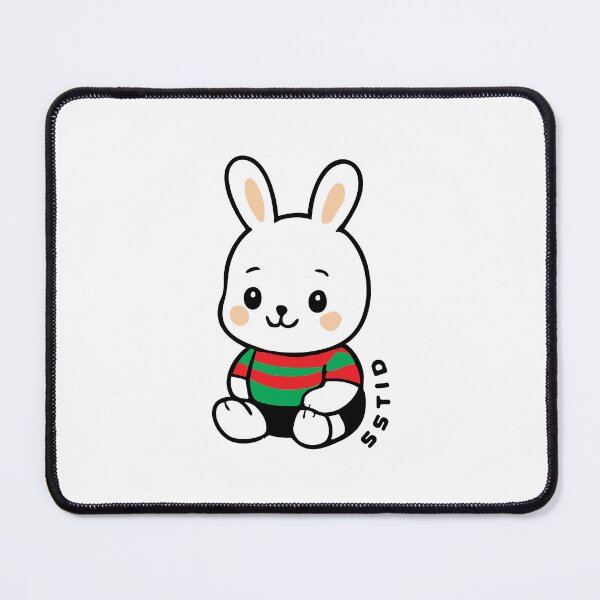 Item preview, NRL South Sydney Rabbitohs Bunny Cute Anime designed and sold by TanArtDesign.