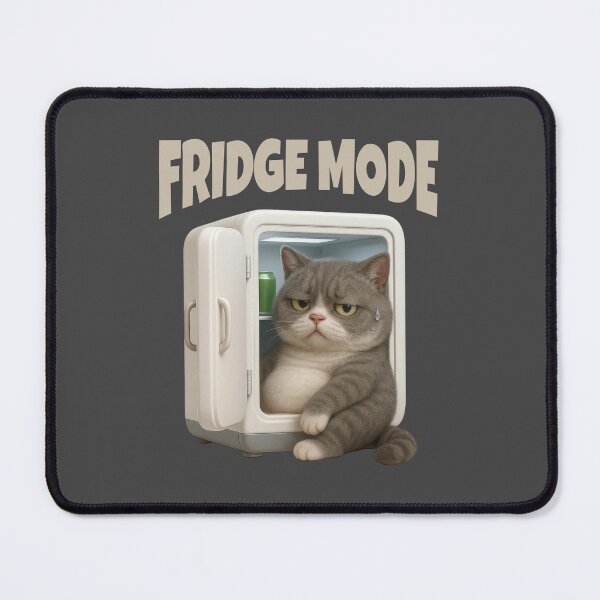 Item preview, Grumpy Cat in Fridge – Fridge Mode Summer Escape designed and sold by iamwonderkitty.