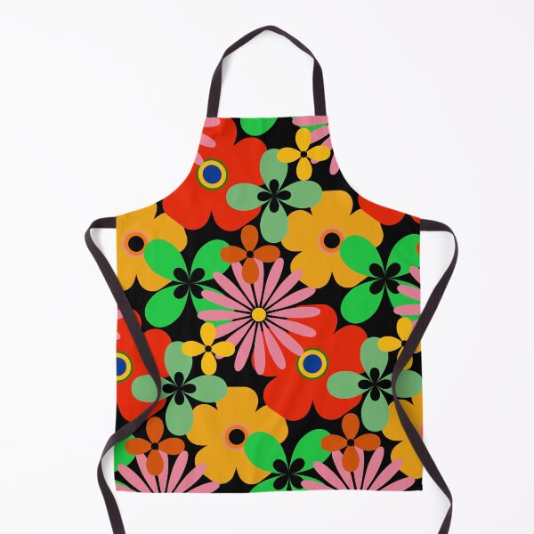 Item preview, 1960's Retro Red, Yellow, Pink, And Green Flower Pattern designed and sold by DEC02.