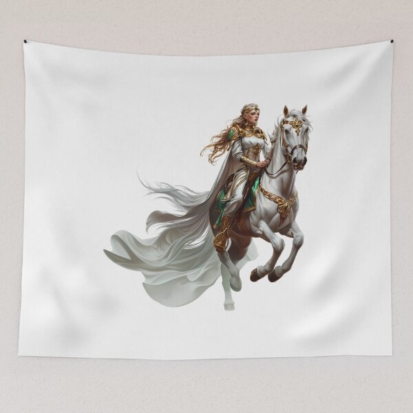Item preview, Epona – Goddess of Horses, Fertility, and Protector of Riders designed and sold by CelticSoulShop.