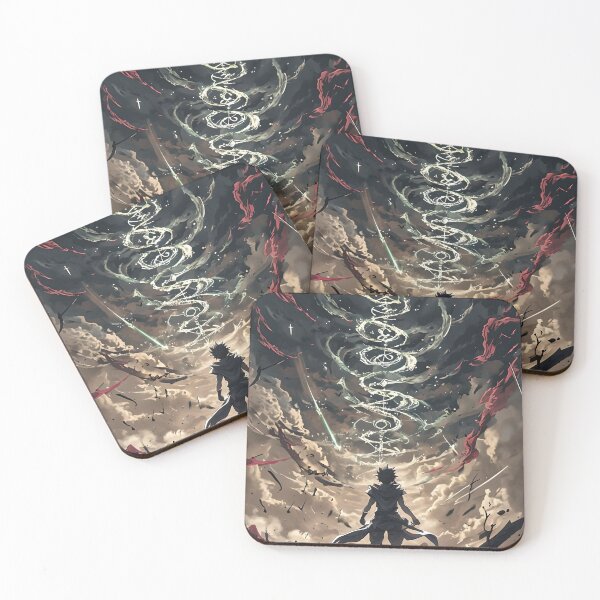 Item preview, Anime Fantasy Canvas Design Art | Black Clover Inspired Print | Magical Warrior Battle | Dark vs Light Magic Home Decor designed and sold by ShopAyejaeys.