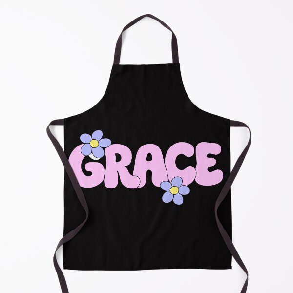 Artikelvorschau, Grace Retro Groovy Flower Power Ästhetisches Textdesign entworfen und verkauft von graphicnew.