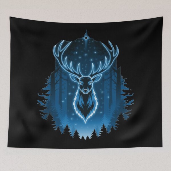Item preview, The Glowing Stag Patronus designed and sold by Mayverse.