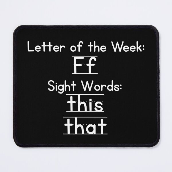 Item preview, Letter Of The Week F This Teacher Sayings designed and sold by SunfullyYours.