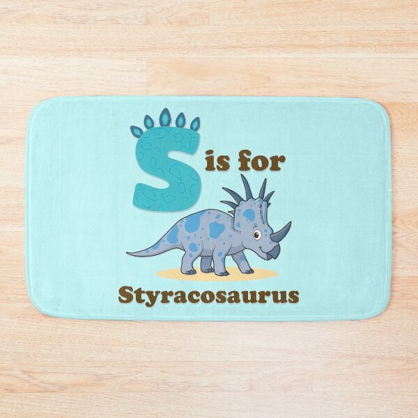 Item preview, S is for Styracosaurus | Cute Dinosaur Alphabet Poster for Kids designed and sold by FilizDesigner.
