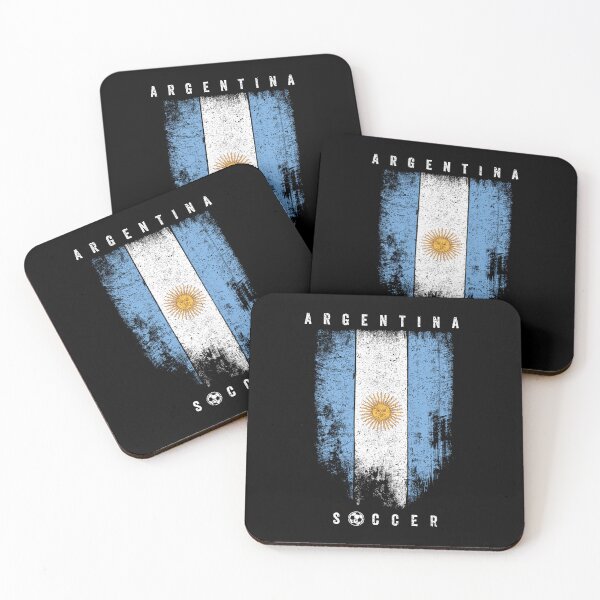 Item preview, SOCCER TEAMS VERTICAL FLAG - ARGENTINA - Fans and Teams for Men and Women T-shirt designed and sold by wallsandpatts.