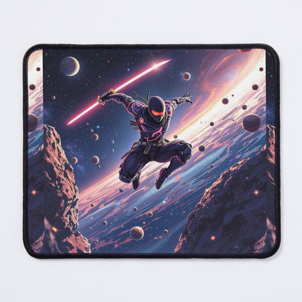 Item preview, Space Ninja with Luminous Katana in Cosmic Adventure designed and sold by NeonMystic.