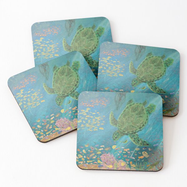 Item preview, Sea Turtle Reef designed and sold by Blue Owl Song.