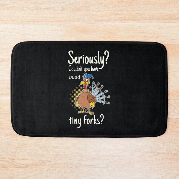 Item preview, Striking Turkey Character with Swords Instead of Feathers designed and sold by SplashTastic.