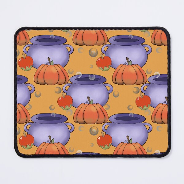 Item preview, Halloween Pumpkin and Caldron Pattern on Orange designed and sold by Artistestella.