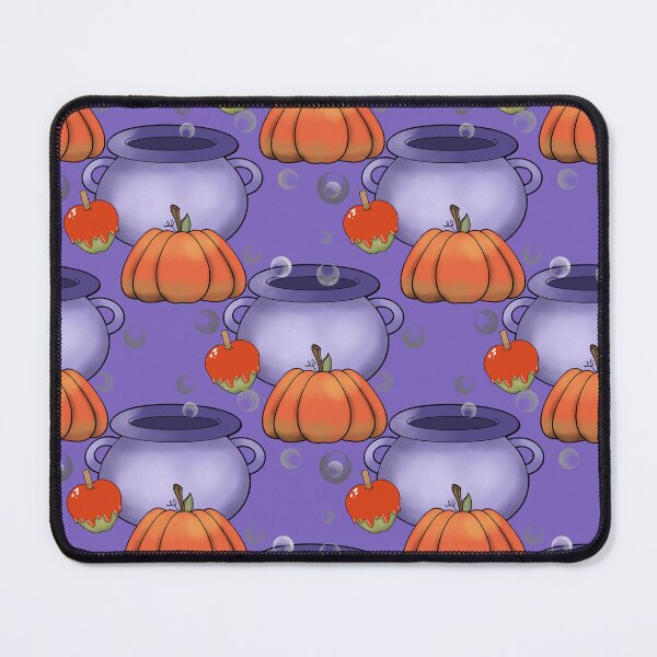 Item preview, Halloween Pumpkin and Caldron Pattern on Purple designed and sold by Artistestella.