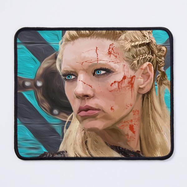 Item preview, Shield Maiden Lagertha Painting designed and sold by chris-ellis-art.