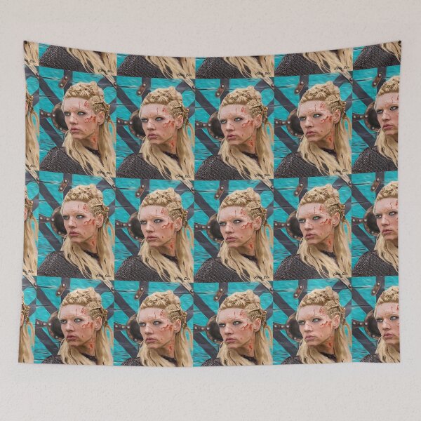 Item preview, Shield Maiden Lagertha Painting designed and sold by chris-ellis-art.