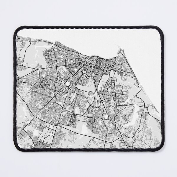 Item preview, Fortaleza City Map of Ceará, Brazil - Light designed and sold by deMAP.