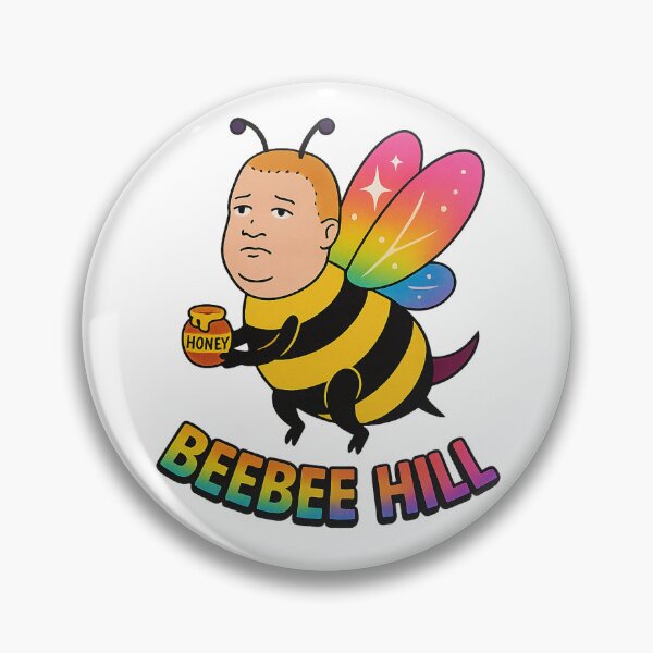 Artikelvorschau, BeeBee Hill – Bobby Hill Bienenparodie Sticker entworfen und verkauft von NostalgiaLore.