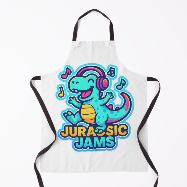 Item preview, T Rex Dinosaur Jurassic Jams - Meme of a blue lizard listening to music designed and sold by SassyArtistry.