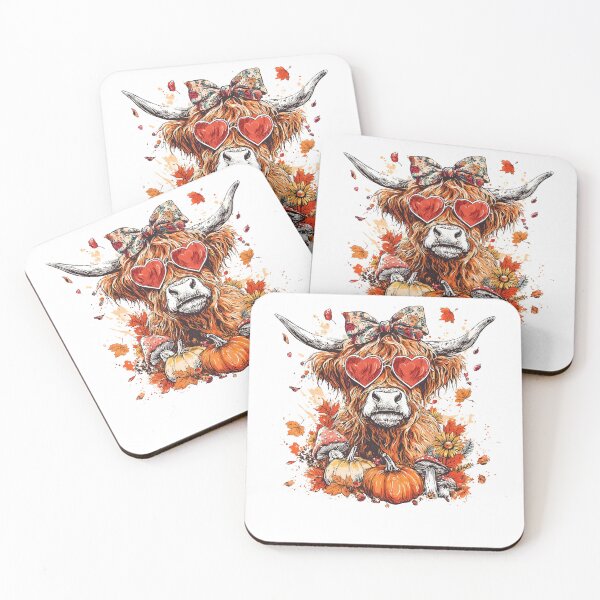 Item preview, Fall Highland Cow designed and sold by Nemethadrian.