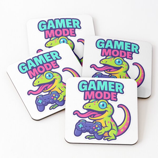 Item preview, Gamer Mode - Meme of a cute baby lizard with controller designed and sold by SassyArtistry.