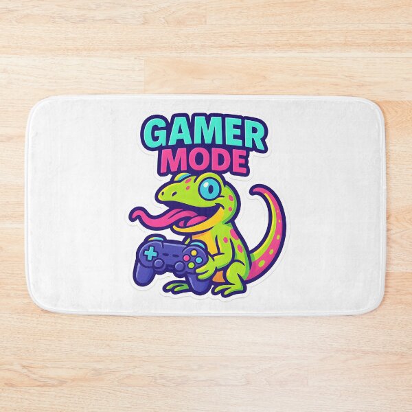 Item preview, Gamer Mode - Meme of a cute baby lizard with controller designed and sold by SassyArtistry.