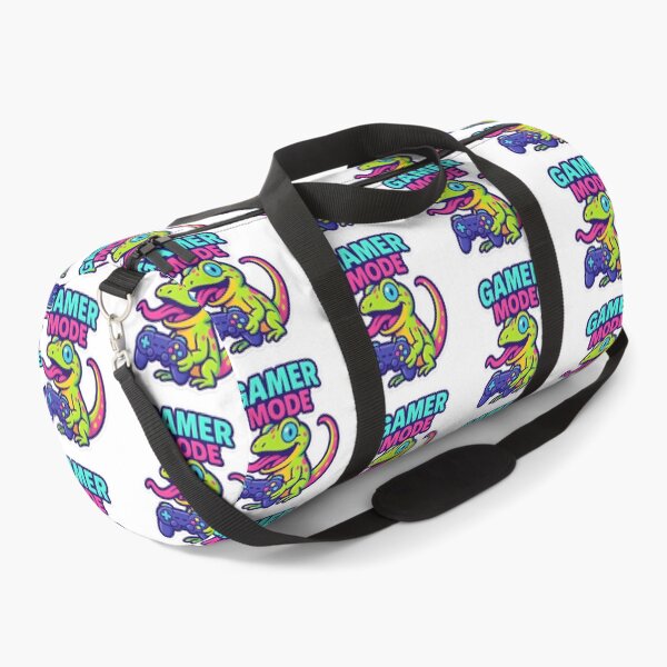 Item preview, Gamer Mode - Meme of a cute baby lizard with controller designed and sold by SassyArtistry.