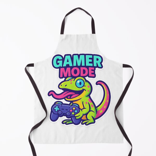 Item preview, Gamer Mode - Meme of a cute baby lizard with controller designed and sold by SassyArtistry.