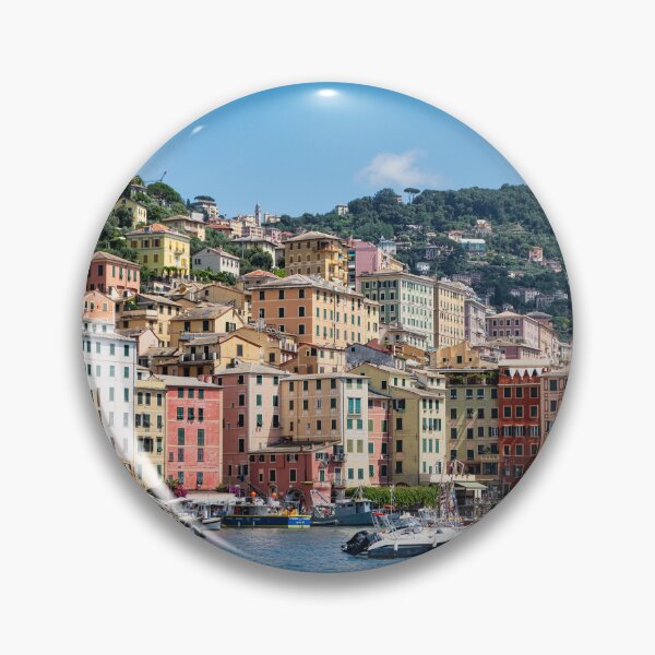 Item preview, Camogli by the Sea – Harbor Colors and Boats designed and sold by Artful-Roamer.