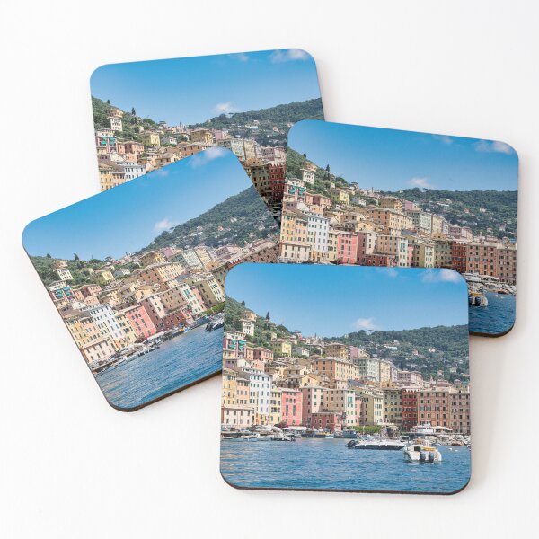Item preview, Camogli by the Sea – Harbor Colors and Boats designed and sold by Artful-Roamer.