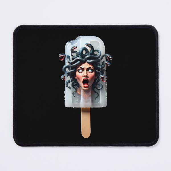 Item preview, Medusa The Gorgon Popsicle designed and sold by Funny Vintage Stickers And T-Shirts.